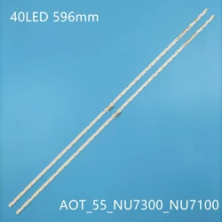 LED backlight strip For 55NU7100 UN55RU7100 UE55NU7100 UN55NU7090G UE55NU7023 UE55NU7500 UE55NU7092 UE55NU7090