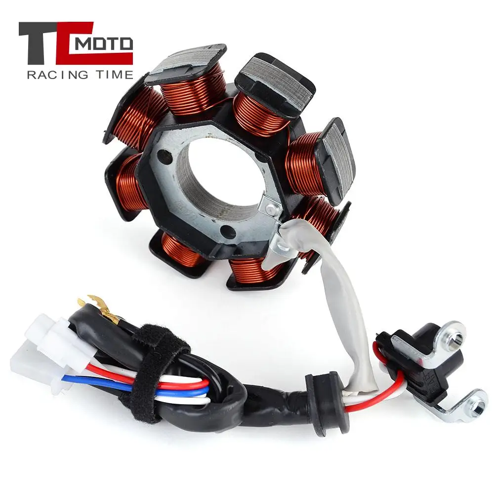 

Катушка статора мотоцикла для Yamaha YBR125 YBR 125 2005-2014 XT125R XT125X XT 125R 125X 2007-2008 3D9-H1410-00 3D9-H1410-01