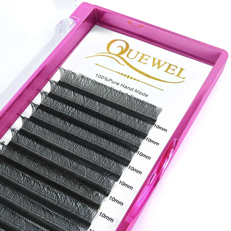 Quewel Y Shape Eyelashes Extensions Thickness 05/07MM Soft Natural Easily Grafting 8-15 MIX Individual Volume Eyelash C/D Curl