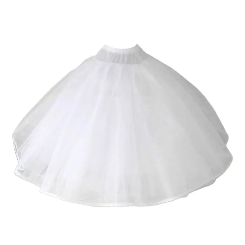 Womens 8 Layers Tulle Ball Gown Bridal Wedding Dress Petticoat with No Rings Evening Prom Crinoline Half Slip Underskirt image 2