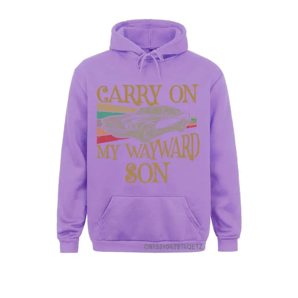 Funny Carry On My Wayward Son Vintage Supernatural Tee Sweatshirts Prevalent Design Men Hoodies Ostern Day