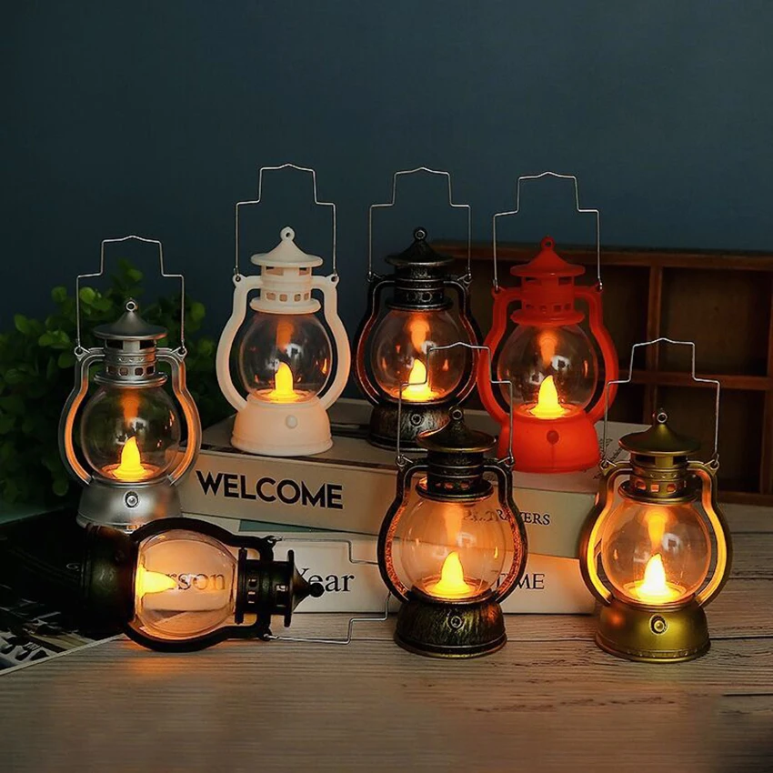 โคมไฟ LED แคมป์โคมไฟพกพาใช้พลังงานแบตเตอรี่สำหรับไฟฟ้าดับไฟสำหรับบ้านฉุกเฉินเดินป่าอุปกรณ์ตั้งแคมป์