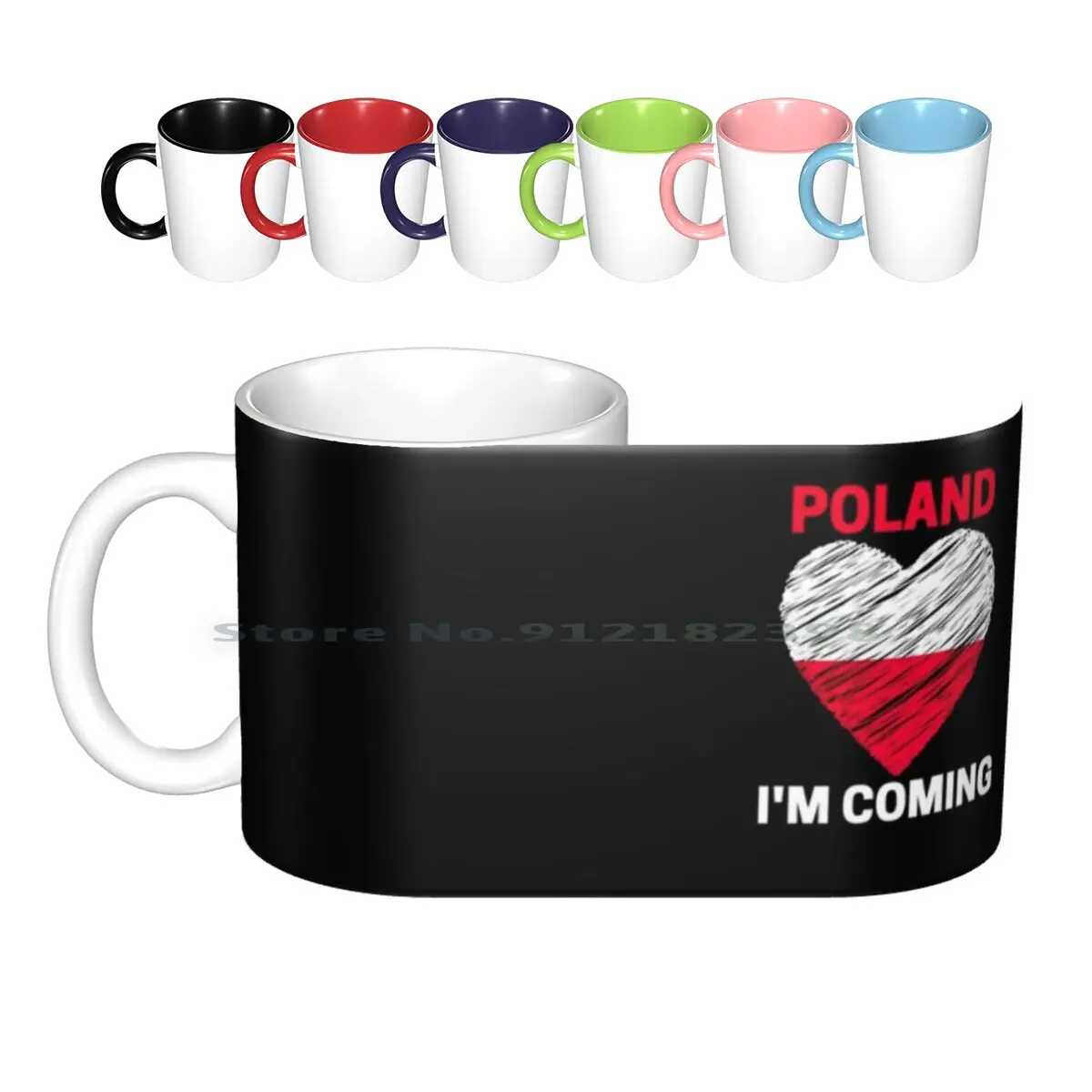 Poland , I'm Coming #1 Ceramic Mugs Coffee Cups Milk Tea Mug Poland Visit Poland Travel Poland I Love Poland Love Poland Poland