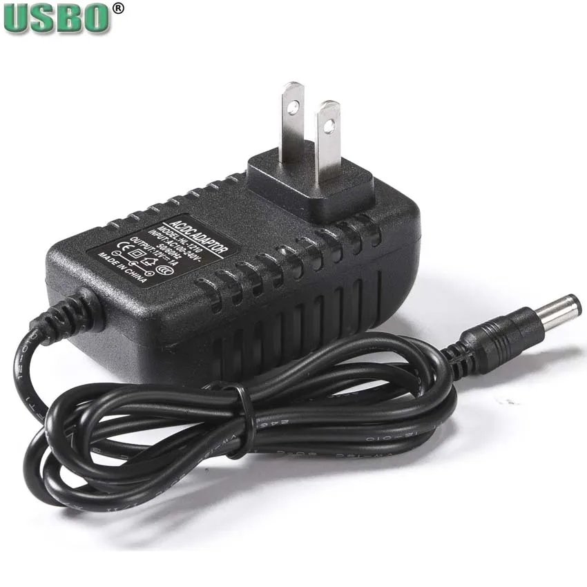 Black 3V 5V 6V 9V 7V 12V 1A 2A EU US UK AU DC Power Adapter 5.5*2.5mm AC to DC LED Lighting Guitar Power Charger 1M 110V 250V