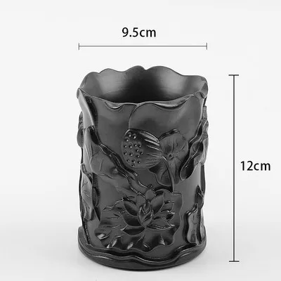 Flower Pot Making Silicone Concrete Mold, Beautiful Pen Holder, Handmade Decorating Craft, Pen Container Mould for Cement