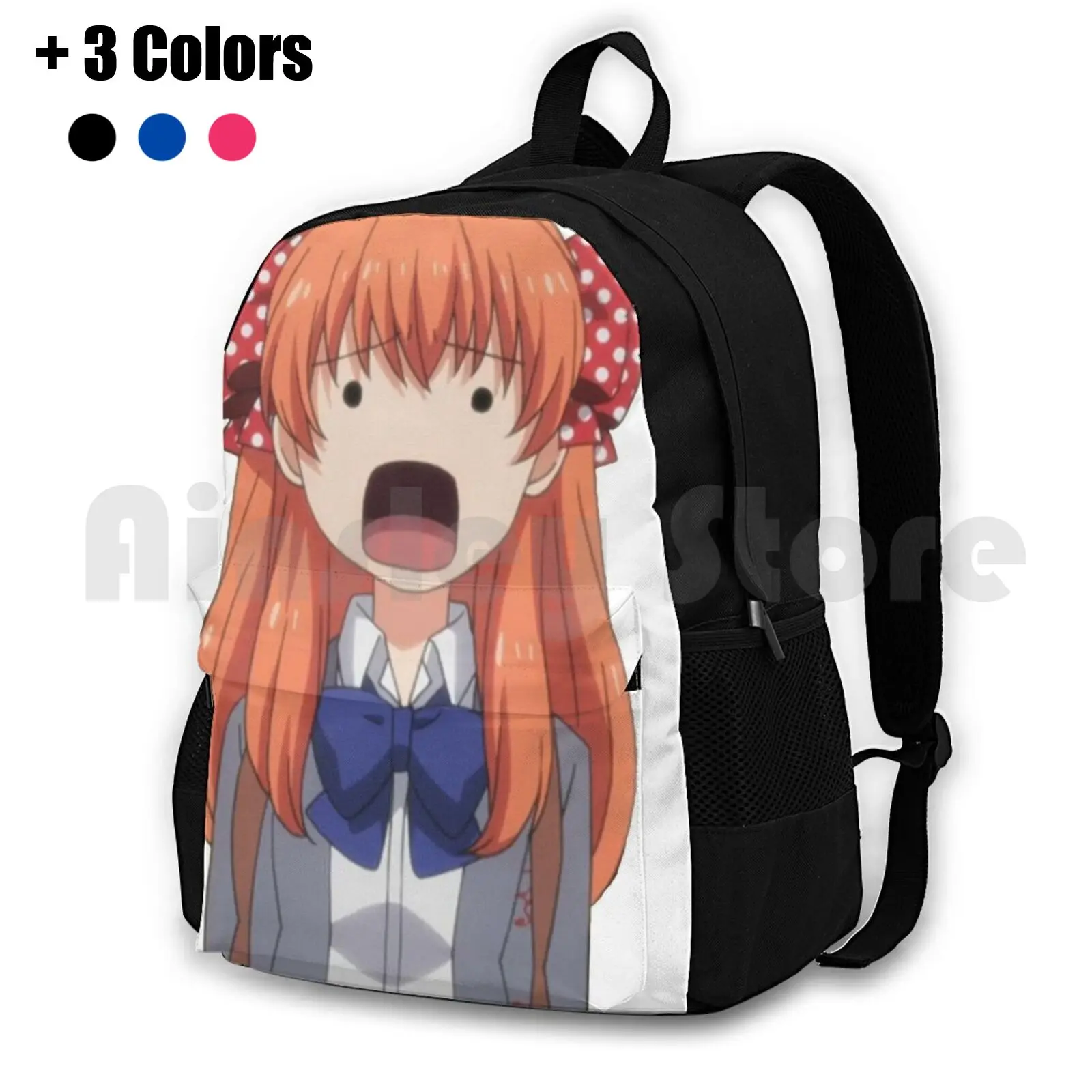 Chiyo Surprised Outdoor Hiking Backpack Riding Climbing Sports Bag Chiyo Gekkan Shoujo Nozaki Kun Monthly Girls Nozaki Kun