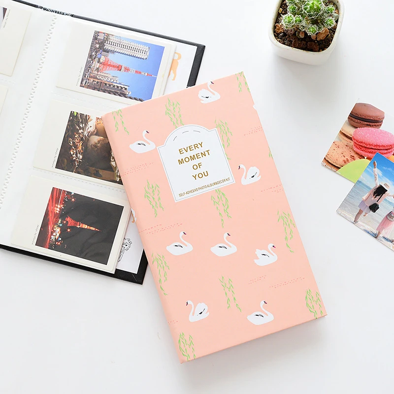 3-inch Photo Album Polaroid Photo Album 84 Capacity Cartoon Photo Album Tourism Photography Insert Small Card Album