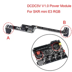 BIGTREETECH DCDC5V V1.0 Power Module 5V Support SKR mini E3 V3.0 Control Board 5V RGB Light Add Lamp Beads For 3D Printer Parts
