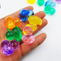 Limpar Acrílico Animal Forma Jogo Peças, Jogos De Tabuleiro Acessórios, 30*30*22mm, 5 PCs
