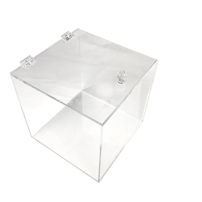 Clear Acrylic Household Storage Container With Lid Organizer For Entryway Closet Kitchen Bathroom Garage Kid's Room Craft Room