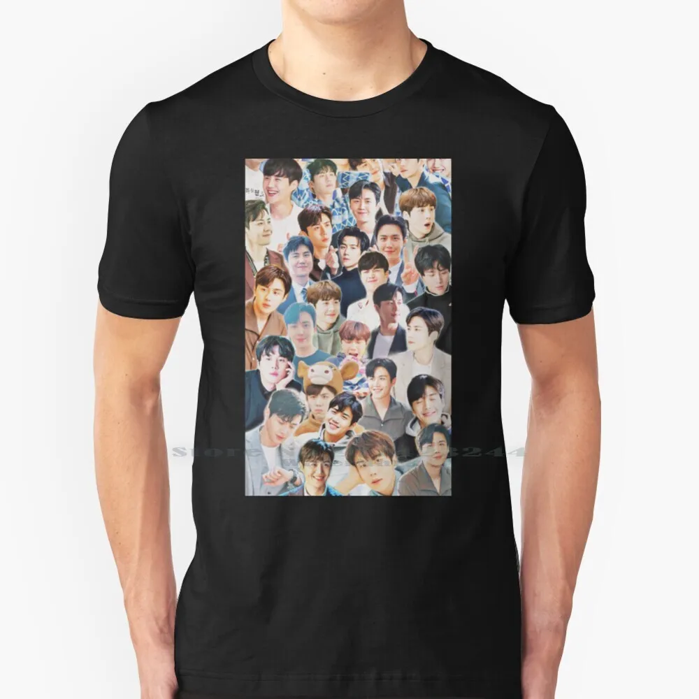 Kim Seon-Ho Collage 100% Cotton T Shirt Kim Seon Ho Start Up Han Ji Pyeong Bae Suzy Nam Joo Hyuk Kdramas Kdrama Kang Han Na Seo