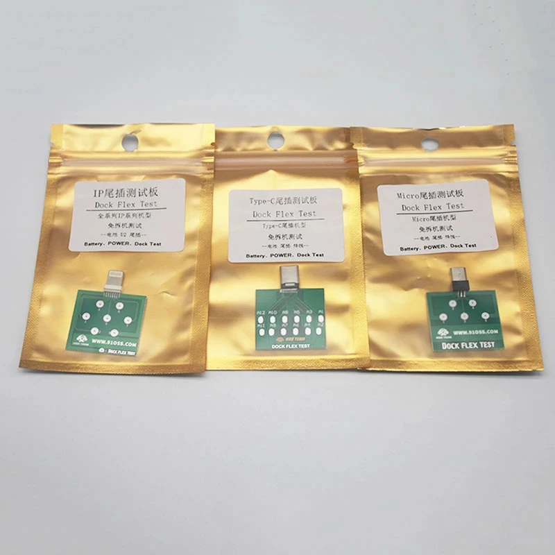 OSS Team Micro USB Dock Flex Test Board For IPhone 6 7 8 And Android Phone U2 Battery Power Charging Dock Flex Easy Testing Tool
