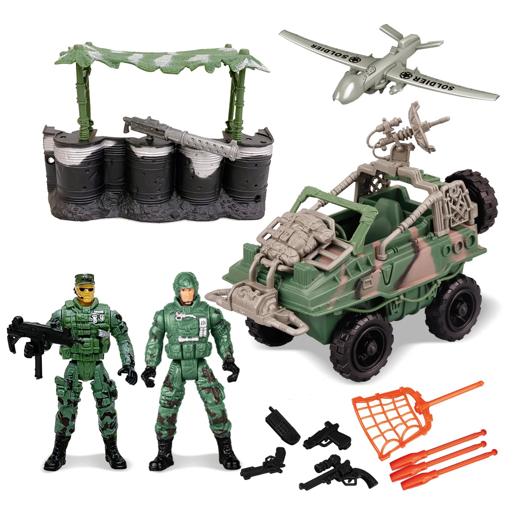 DIY Special Army Forces Toys With Building Blocks Model Bricks Military Army SWAT Weapon Team Set MOC Accessories Toy Play Gift