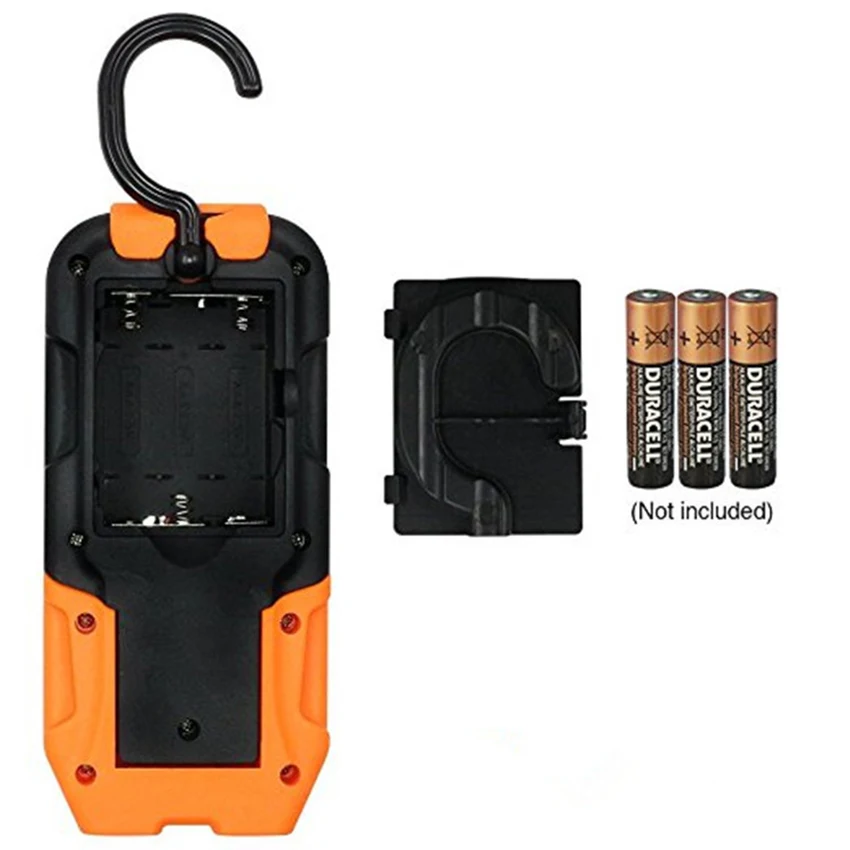 Draagbare Led Verlichting, Multi-Gebruik Cob Zaklamp, Magnetische Base & Opknoping Haak, batterij-aangedreven, Voor Auto Repareren Emergency
