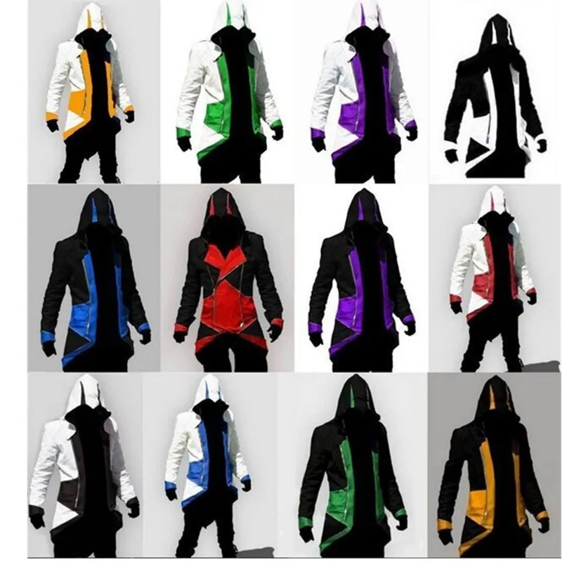 Halloween Cosplay Costume Adult Men Halloween Party Costume Streetwear Hoodie Jacket Outwear Coats hoodies