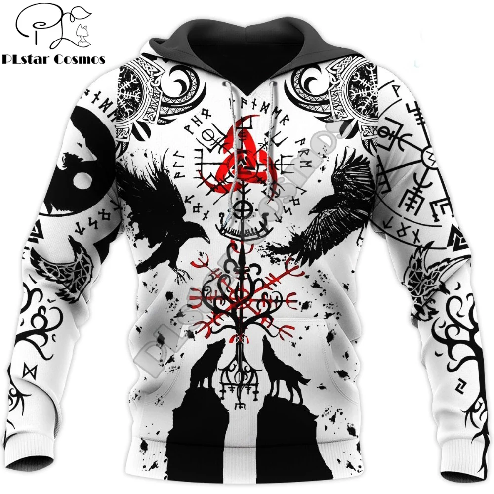 

Huginn and Muninn Tattoo 3D All Over Printed Unisex Deluxe Hoodie Sweatshirt Zip Pullover Casual Jacket Tracksuit DW0328