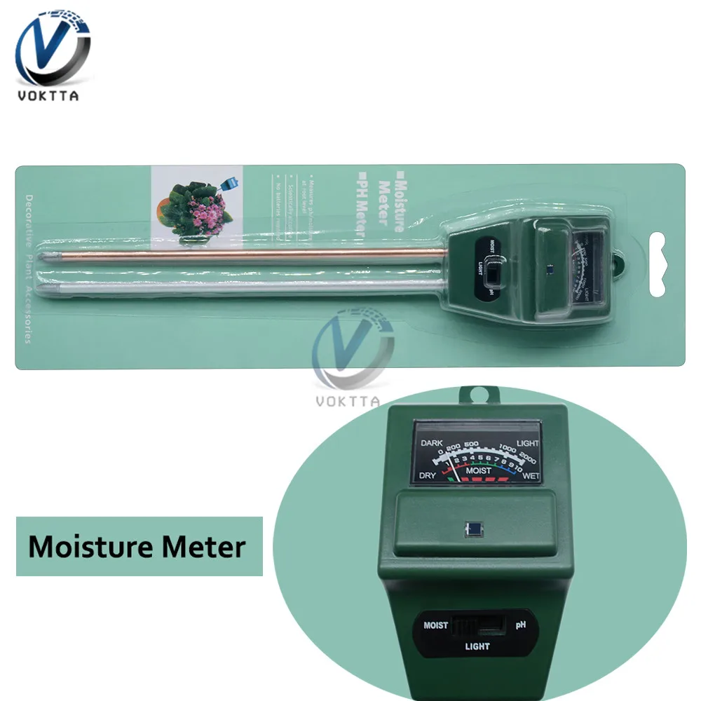 3/4/5 in 1 Tester PH multifunzionale PH digitale misuratore di temperatura umidità misurazione dell\'intensità della luce solare per piante da