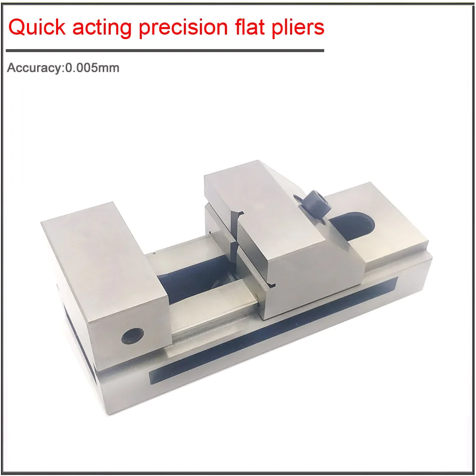 Imagem -03 - Torno de Precisão Alicate Plano de Precisão de Ação Rápida Gad Pinças Simples Vice Alta Precisão Cnc Máquina Torno 1.5 2in 2.5in Qkg50