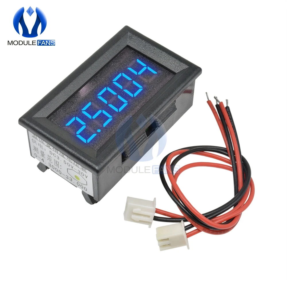 Mini Rot/Blau/Gelb/Grün 0,36 Zoll 5-stellige digitale LED-Anzeigebuis Präzisions-Digitalvoltmeter Spannungsmesser Panel 0,36 Zoll – Detail 7