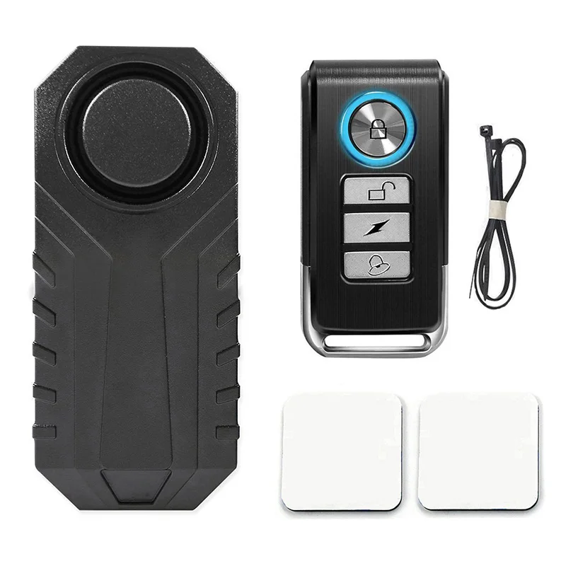 113dB Wireless Anti-Theft Vibration Motorcycle Bicycle Waterproof Security Bike Alarm with Remote XR-Hot