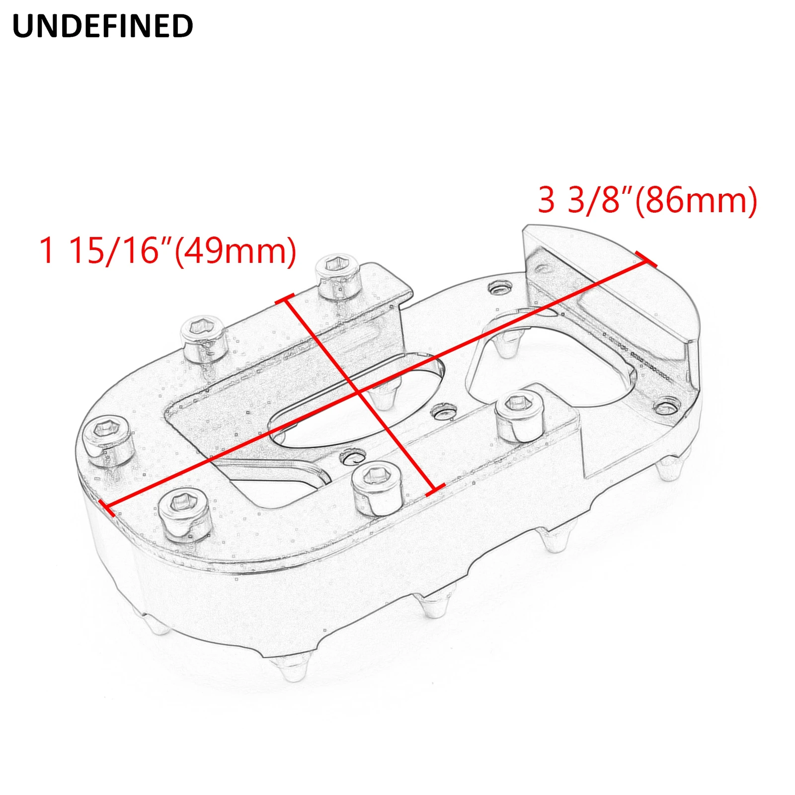 

Мотоциклетная педаль тормоза MX Offroad Style, подножки для ног, чехол для Harley Sportster XL 1200 Iron 883 Dyna Wide Glide V-Rod