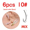 6 piezas de tamaño mixto 10