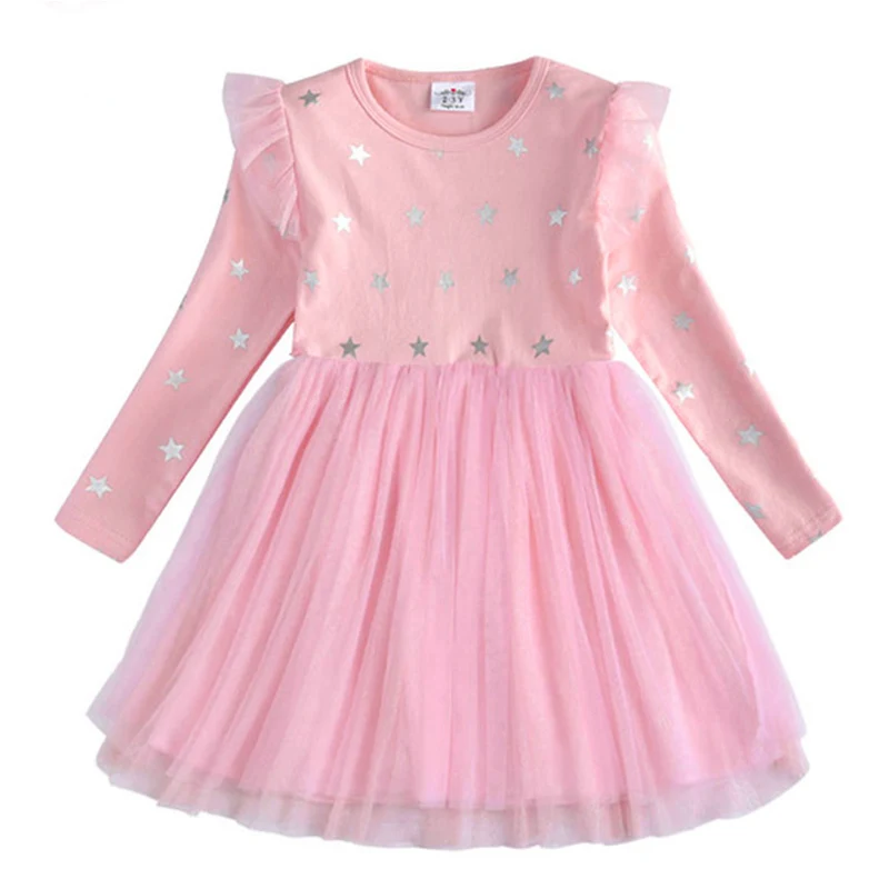 VIKITA-Robe de Princesse pour Fille, Tenue Éducative pour ixd\'Anniversaire, Automne et Hiver