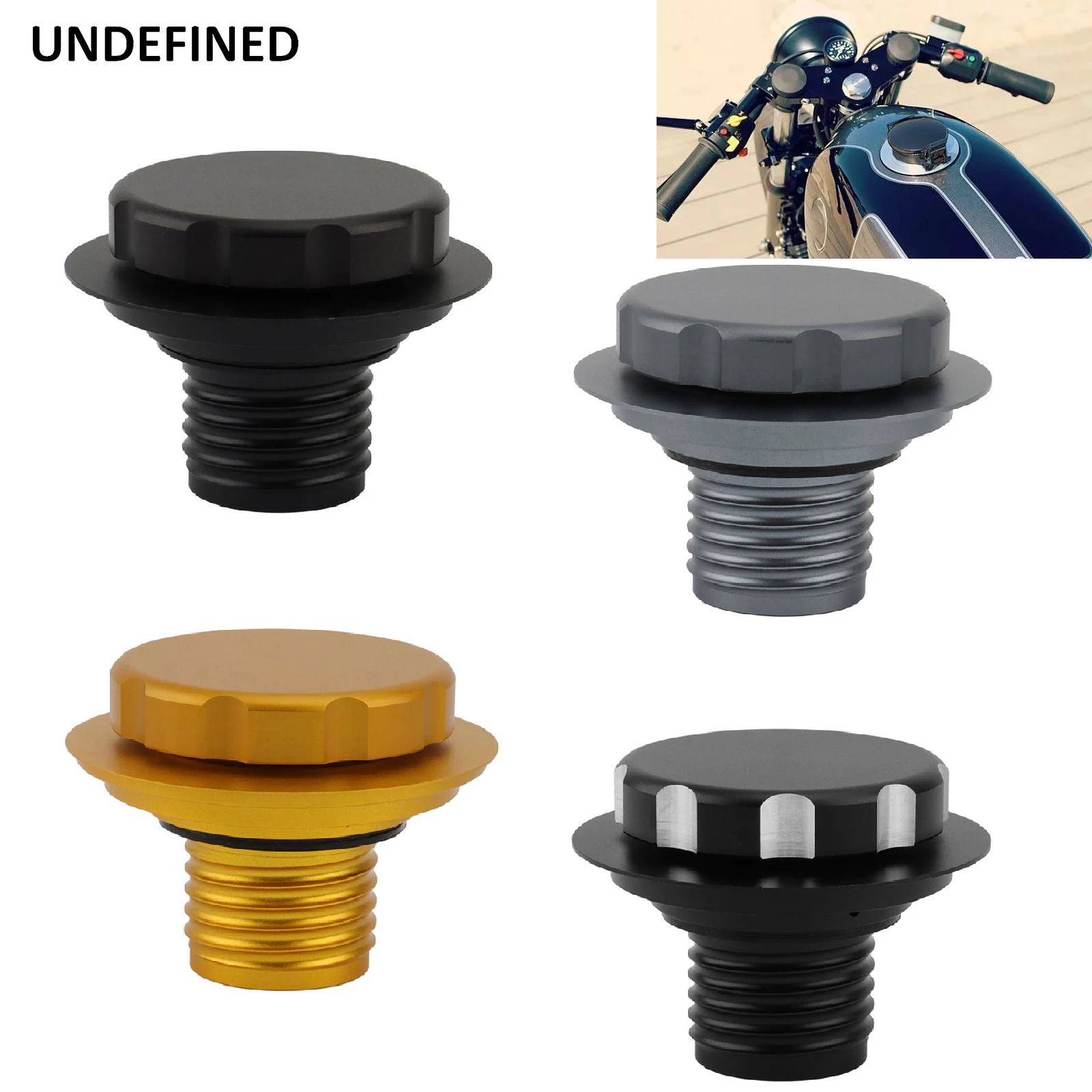 For BMW R45 R65 R80 R90 R100 Fuel Tank Cap Aluminum Gas Petrol Cover Cafe Racer Accessories Motorcycle