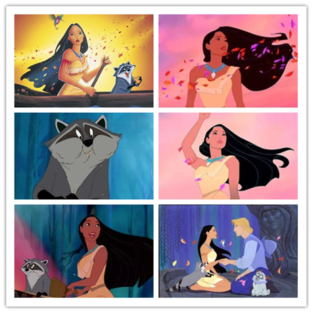 Disney Pocahontas Wall Art Canvas Painting Nordic Posters and Prints Wall Pictures for Living Home Decor