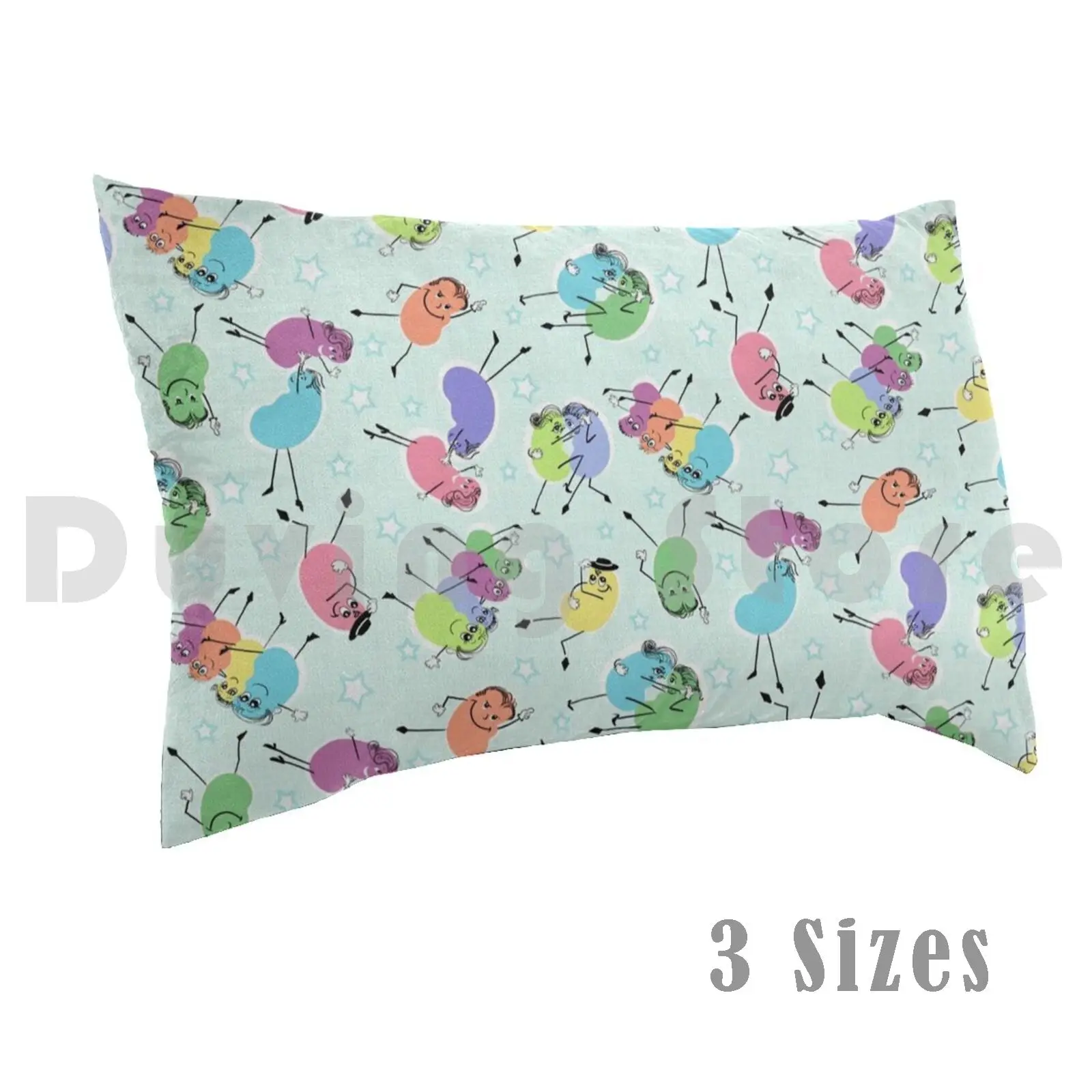 Dancing Kidneys Pillow Case Printed 50x75 Dialysis Nephrologist Kidney Disease Nurse Rainbow Kidneys Dancing