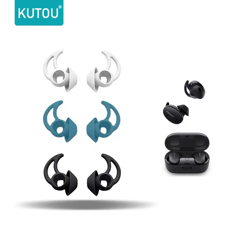 

KUTOU Earplugs For BOSE Sport Earbuds /QuietComfort Earbuds/ QC Sport EarBuds Earphone Silicone Earbuds EarTips Eargel.