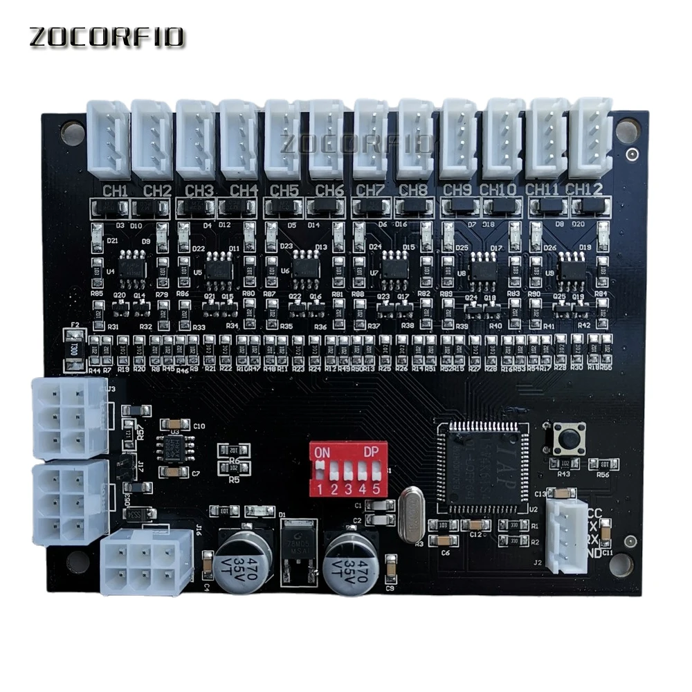 Imagem -05 - Placa Eletrônica de Controle de Armário 12v 24v para Armazenamento de Armário Rs485 Canais 12ch 14ch 18ch 24ch 36ch