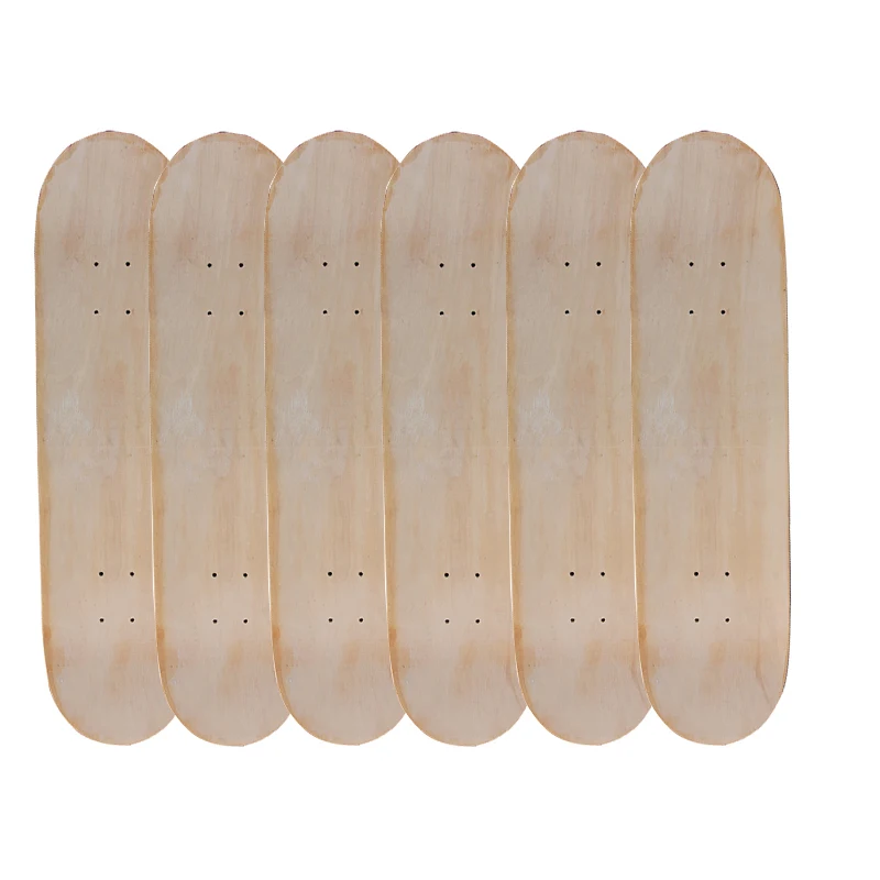 10pcs  31X8inch Polished Blank Skateboard Maple deck Diy drawing Skateboard deck without oiled