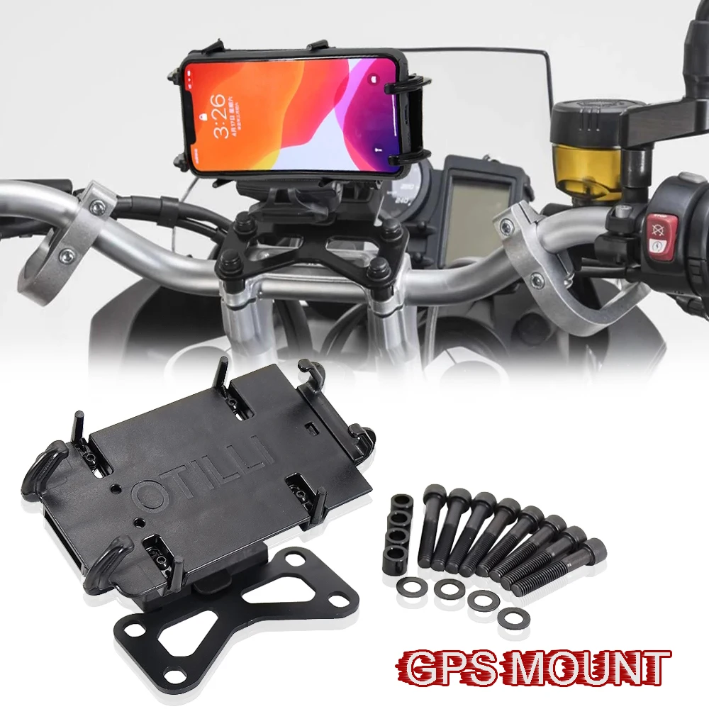 

Motorcycle New For 990 SM R/T GPS Navigaton Plate Bracket Front Phone Stand Holder Phone 950 Adventure Supermoto/R 690 SMC R LC4