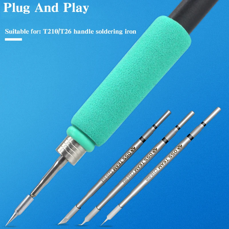 Lead-free Soldering Iron Tip C210 Series Welding Head for JBC T210 Handle for Sugon T26 T26D Soldering Station