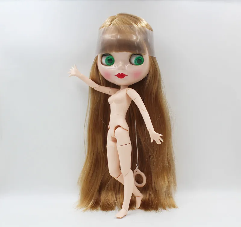 

Free Shipping big discount RBL-844J DIY Nude Blyth doll birthday gift for girl 4color big eye doll with beautiful Hair cute toy