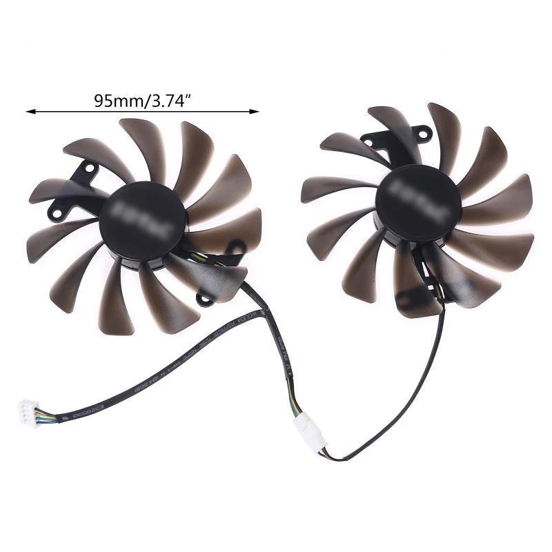 95mm GFM10012H12SPA GAA8S2U 4Pin Cooler Fan Replacement For ZOTAC 1070 GTX 1070Ti 1080Ti AMP Edition Graphics Card Fan