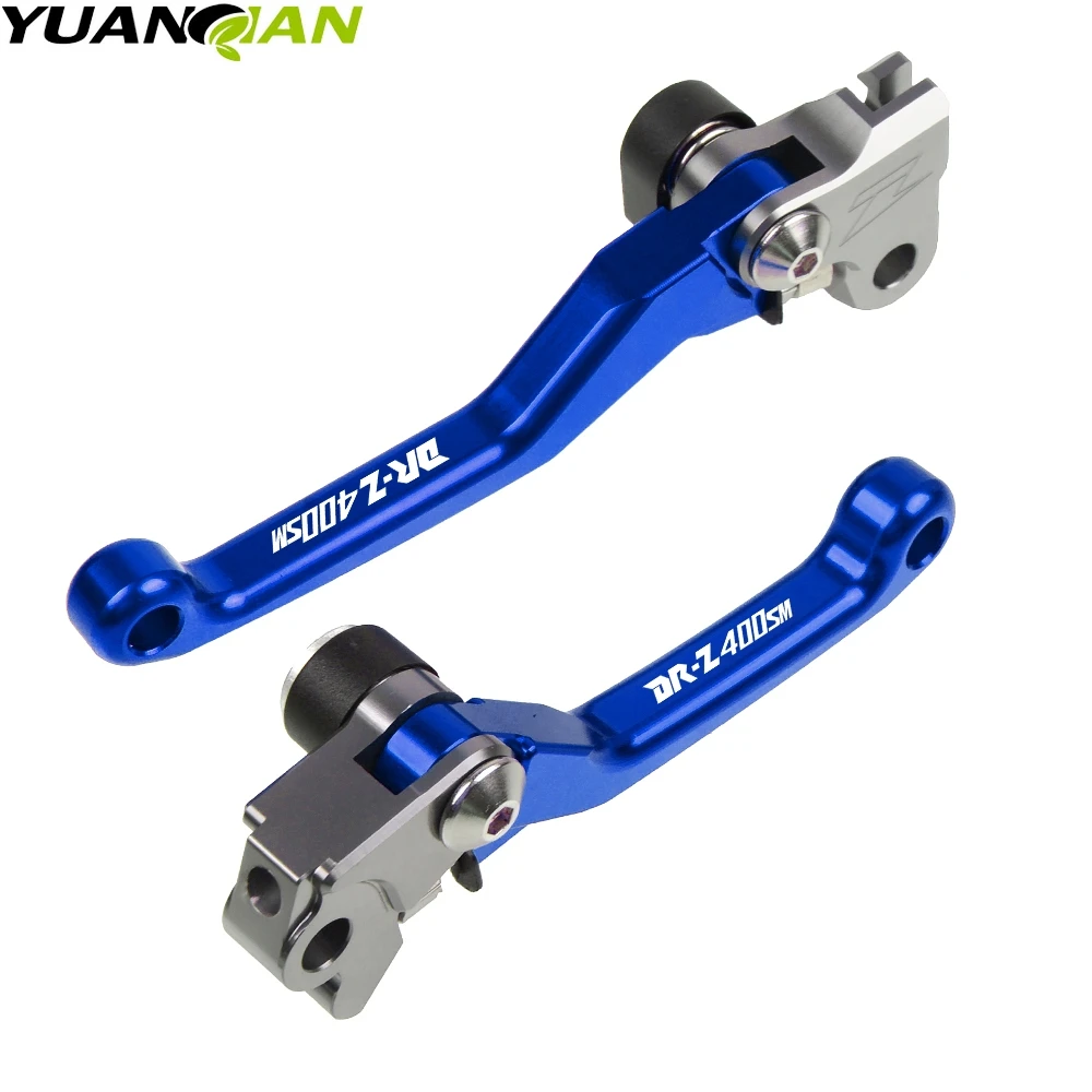 For Suzuki DRZ400SM DRZ400S DRZ 400 SM 2000-2015 2014 DR250R 1997-2000 Motorcycle CNC Dirt Bike FLEX Pivot Brake Clutch levers