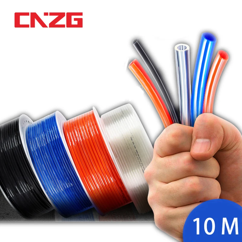 10 Meter 8mm 6mm 4mm 10mm Air Hose Pneumatic Tube Pipe Pu Hoses 12mm 14mm For Compressor Polyurethane Tubing 8x5mm 6x4 Pneumat