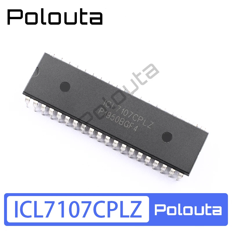 Polouta ICL7107CPLZ ICL7107CPL ICL7107 DIP40 LED Display Driver Electronic Components Arduino Nano Integrated Circuits