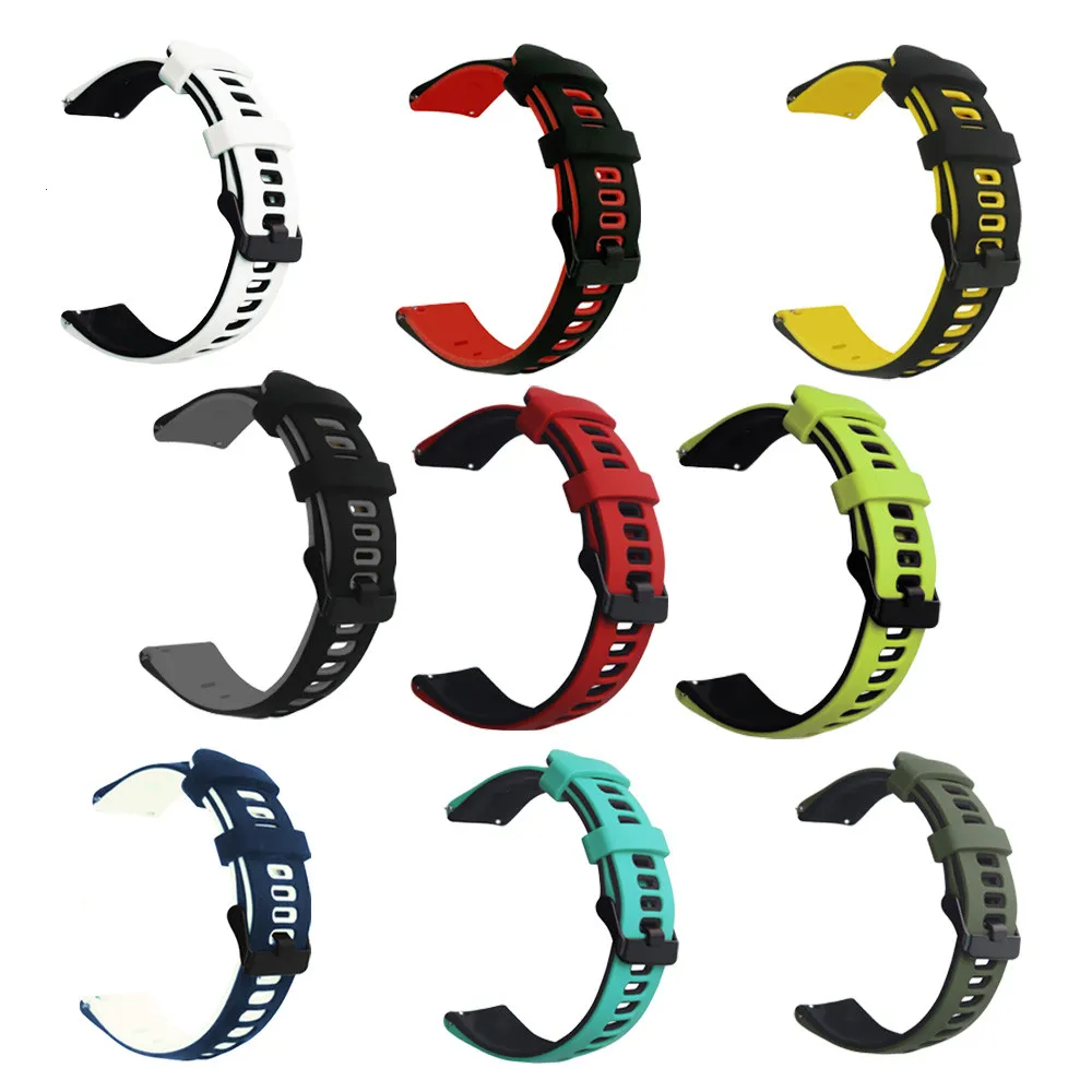 For Amazfit GTS 2 2E 2 Mini Smart Watch Strap 20mm Silicone Sport Bracelet For Amazfit Bip U Pro/Bip BIT Lite Youth 1S Watchband