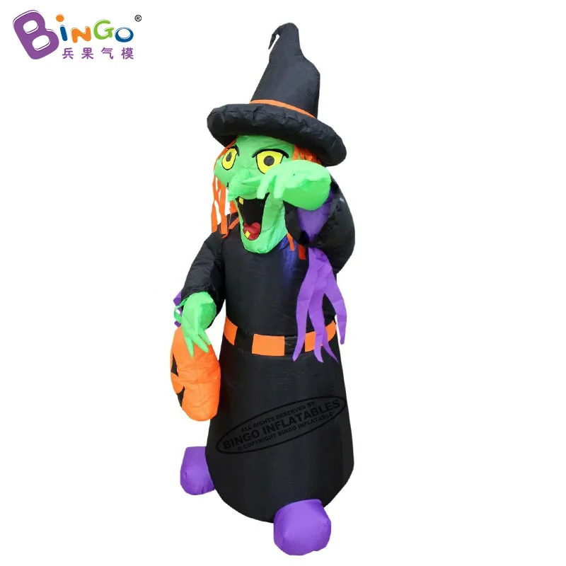 Customized 3m Tall Inflatable Halloween Witch Decoration / Giant Halloween Witch Inflatable Toys