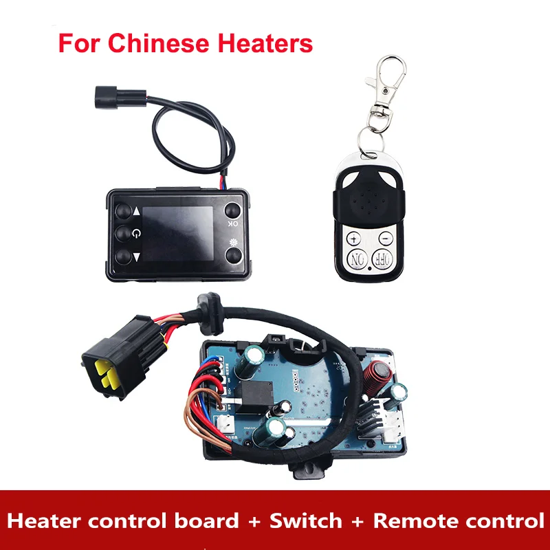 Chinese 2KW 5KW 8KW Parking Heater Control Board + LCD Switch + Remote Control Similar Eberspacher Webasto