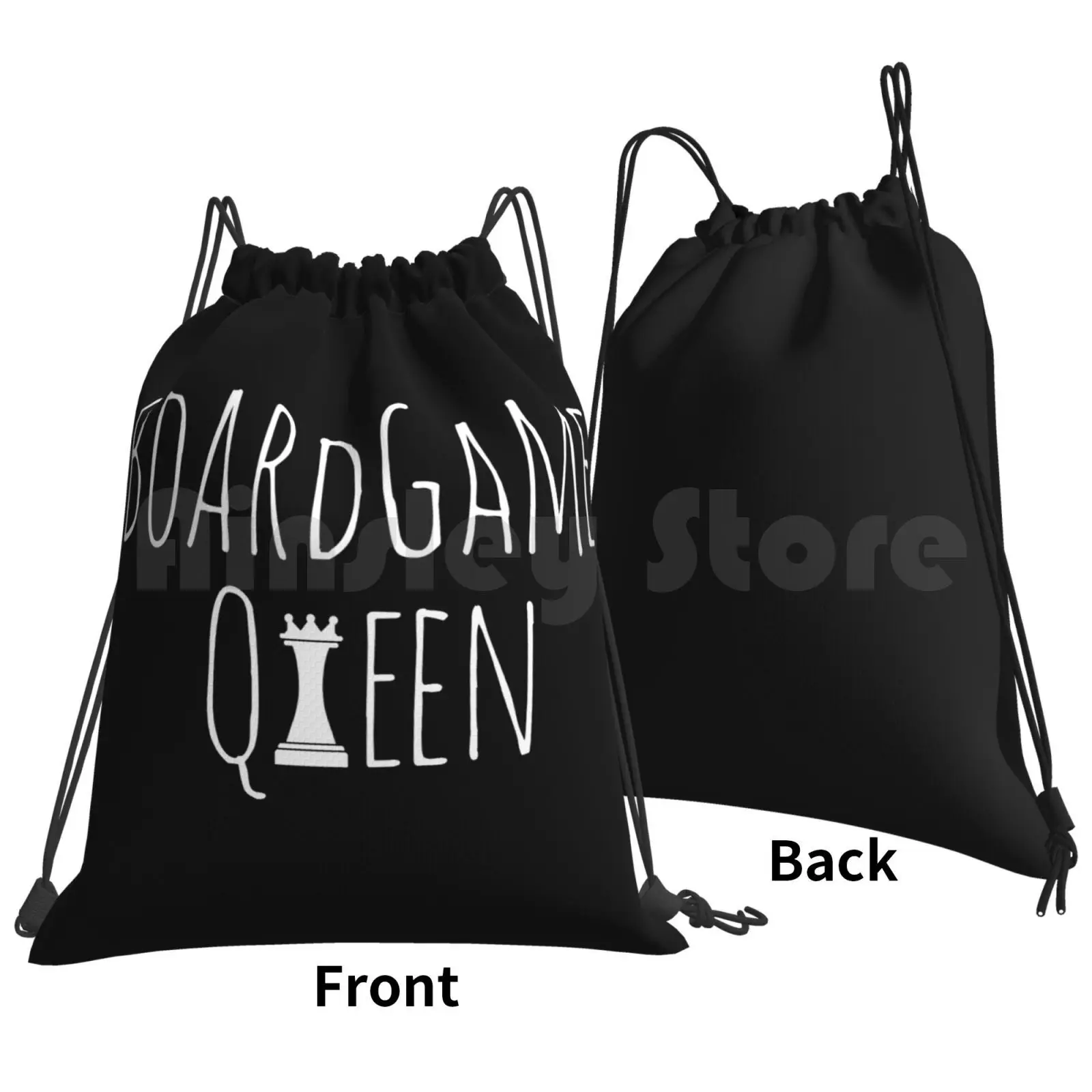 Boardgame Queen Backpack Drawstring Bag Riding Climbing Gym Bag Boardgame Board Game Boardgames Queen Gambit King Chess