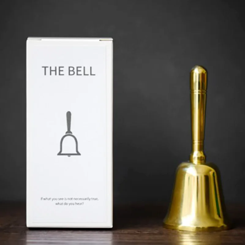 The Bell Chop Bell Magic Tricks Magician Appearing Vanishing Accessories Magia Close Up Stage Gimmick Illusions Mentalism Props