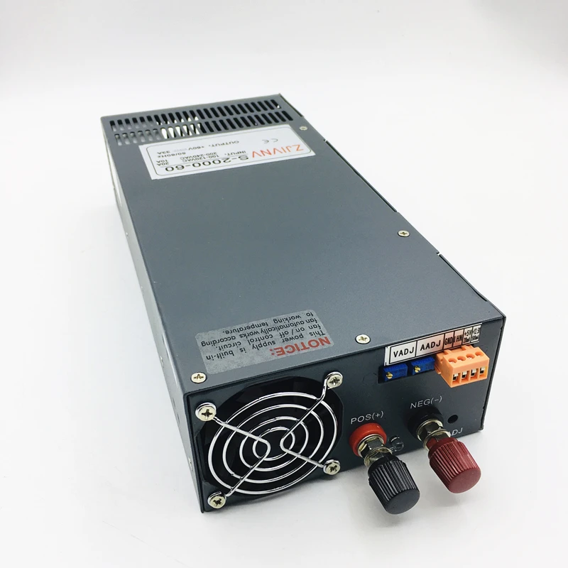 

2000w DC300V 6.6A Switching Power Supply voltage and current adjustable Ac Dc Power Supply Transformer CC CV PSU