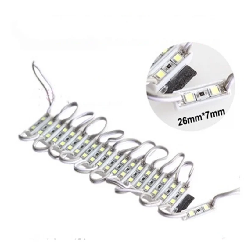 20pcs Small Size  LED Modules DC 12V 2835 SMD 2 LEDs Backlight Waterproof IP65 LED Sign Lighting Red Green Blue Yellow White