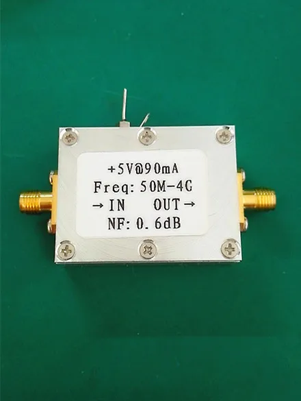 

Ultra-low Noise NF=0.6dB High Linearity 0.05-4G Wideband Amplification LNA Input as Low as -110dBm