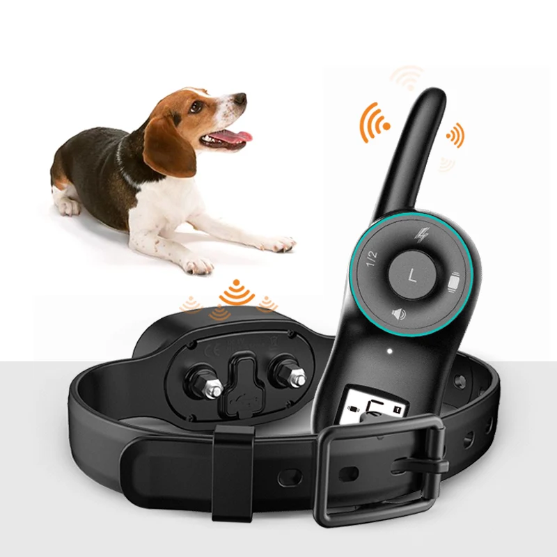 

400m Rechargeable Bark Anti Pet Trainer Electric Dog Training Collars Waterproof Remote Control Shock Vibra Trainer