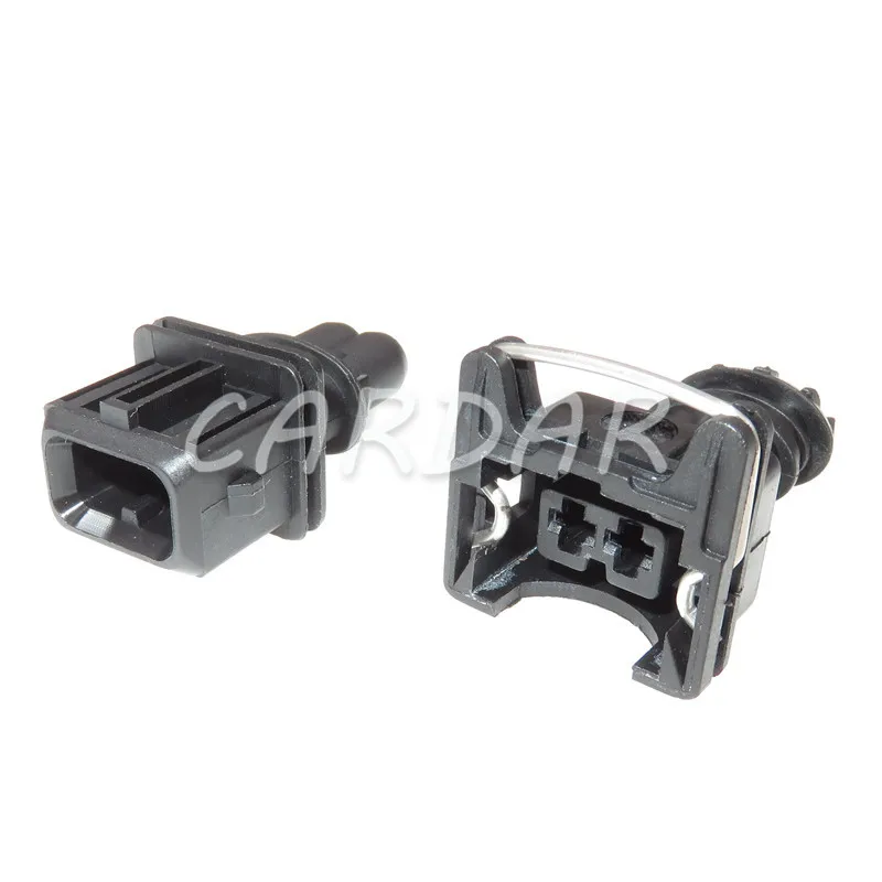 1 Set 2 Pin EV1 282189-1 282762-1 Auto Waterproof Electrical Wire Connector Plug AC Assembly Fuel Injector Socket Adapters